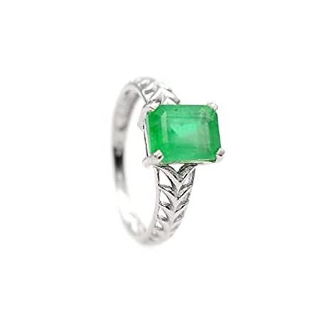 【一部予約販売】 925 Gemstone Cut Octagon Emerald Zambian MM 9X7 Natural Solid Bi May Silver その他冠婚葬祭、宗教用品