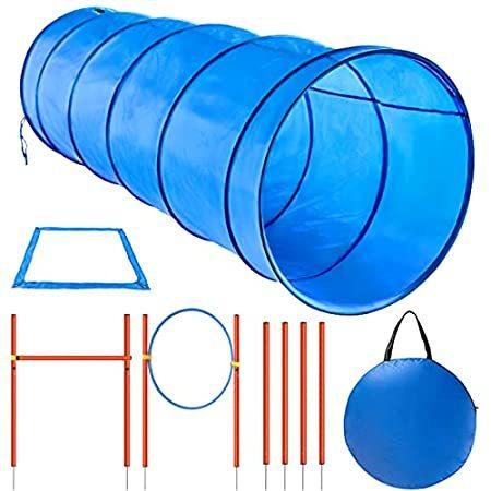 XiaZ Dog Agility Training Equipments, Obstacle Courses Starter Kit, Pet Out 屋外遊具
