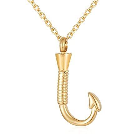 釣り針 記念品ジュエリー 316l ステンレススチール フィッシュフック 火葬 骨壺 ネックレス ペンダント 遺灰ホルダー メモリアルジュエリー ユニ B09lcp8gd9 よろず流通館 通販 Yahoo ショッピング