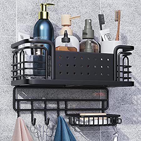 【中古】 Shower Adhesive Livod Organizer Basket Fruit Tier Holder，2 Soap with Shelf その他収納、ラック
