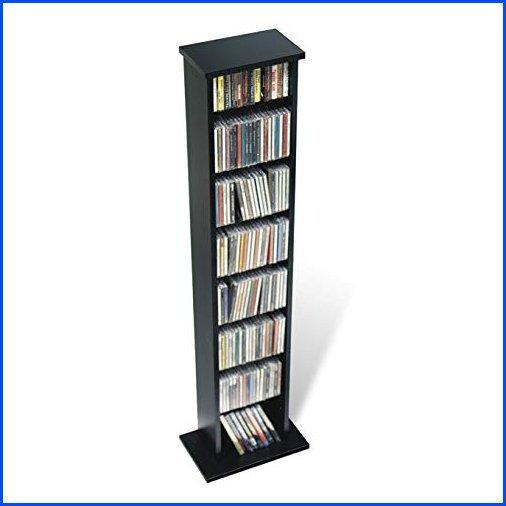 【新品】Prepac Slim Multimedia Tower Storage Cabinet, Black【並行輸入品】 マルチ対応ケース