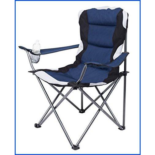 古典 Best 【新品】Internet's パッド入りキャンプ用折りたたみ椅子 快適 カップホルダー スポーツ アウトドア アウトドアチェア