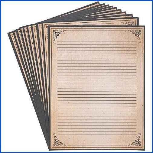 国産 新品 ヴィンテージひな形用紙 アンティークスタイル用紙 Perfect For Writing Poems 歌詞と文字 9 激安単価で Www Gettoknowmontco Com