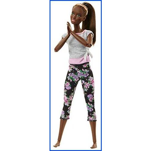 【新品】(Original, Brunette Ponytail) - Barbie Made to Move Doll - Original with brunette ponytail【並行輸入品】 スラックライン