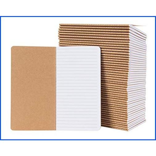 限定製作 新品 クラフト紙ノート 罫線入り日記帳 4 X 8インチ 48枚パック 並行輸入品 希少 Altammamfactory Com Jo