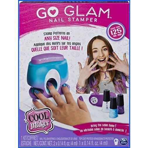 【新品】Cool Maker, GO GLAM Nail Stamper, Nail Studio with 5 Patterns to Decorate 125 Nails (Packaging May Vary)【並行輸入品】
