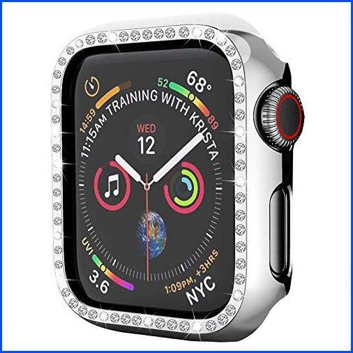 注目ショップ Apple 【新品】Hankn Watch用ケース シャイニ ダイヤモンド メッキフレームカバー 3 2 シリーズ1 42mm キラキラ スマートウォッチアクセサリー 注目ショップ Apple 【新品】Hankn Watch用ケース シャイニ ダイヤモンド メッキフレームカバー 3 2 シリーズ1 42mm キラキラ スマートウォッチアクセサリー