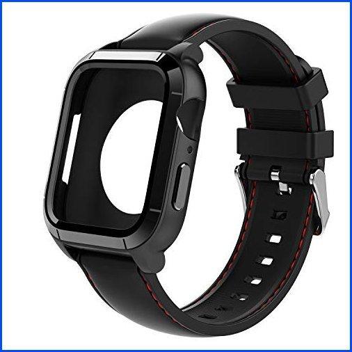 半額品 新品 Halleast Apple Watchケース 44mmバンド メタルカバー シリコンリストバンド スポーツ交換用リストス 高い素材 Zoetalentsolutions Com