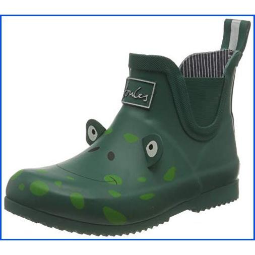 【期間限定お試し価格】 【新品】Joules Girls Rain Boot, Green Frog, 9 Little Kid【並行輸入品】 長靴、レインブーツ