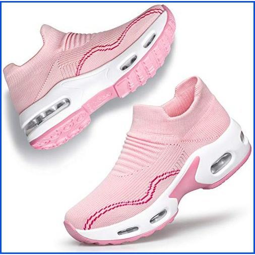 品質は非常に良い 新品 Doussprt 便利 オシャレな海外の日用雑貨をお得にゲット レディース ガール レディース スニーカー ソックス スリッポン ウォーキングシューズ シューズ Sahirasa Com