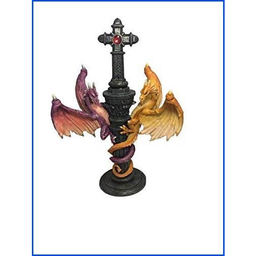 新品 Veronese Design フライングドラゴン キャンドルスティックホルダー ケルト十字ゴシック 並行輸 M B084rwksff よろず楽し屋 通販 Yahoo ショッピング