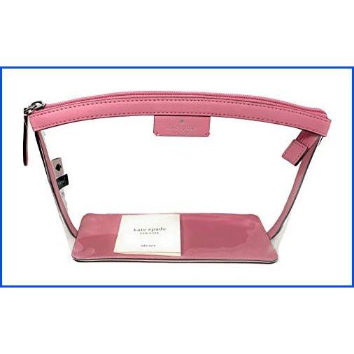お得なセット割 新品 Kate Sapde New York Mサイズ コスメポーチ トラベルケース クラッチ クリアバッグ ピンク 並行輸入 お得な価格で購入 Ptsp Anambaskab Go Id