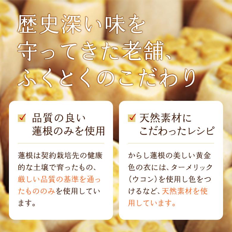 熊本名物 からし蓮根 小箱(1本入×２箱) 180g×2本 熊本   お土産 老舗 おつまみ ビールのお供 冷蔵 送料無料 |  | 06