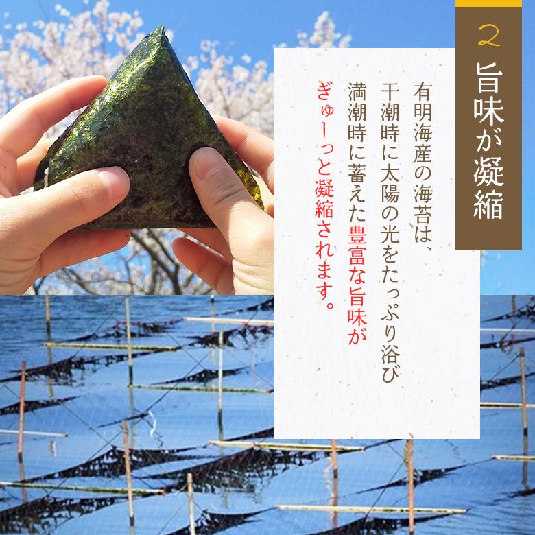 有明海産 味付け海苔 もみのり 100g 全型約33枚分 あじのり 国産
