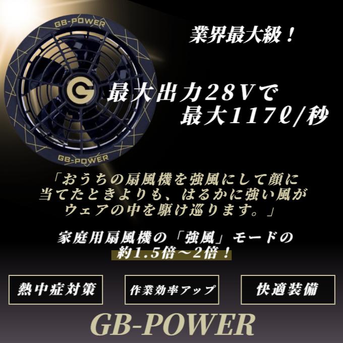 2025年モデル 長信ジャパン 空調服 GB-POWER GB428PD Amazon.co.jp: 長信ジャパン GB-POWER 28V ファン+バッテリー