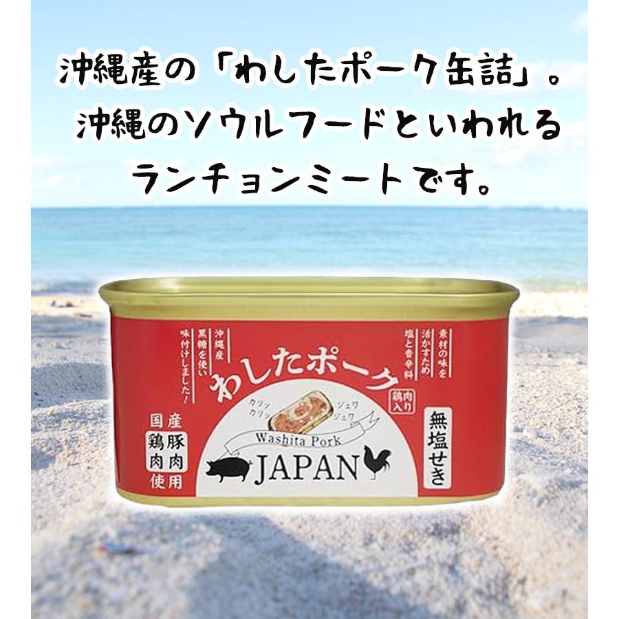わしたポーク JAPAN 200g 4個セット 沖縄県物産公社 ランチョンミート