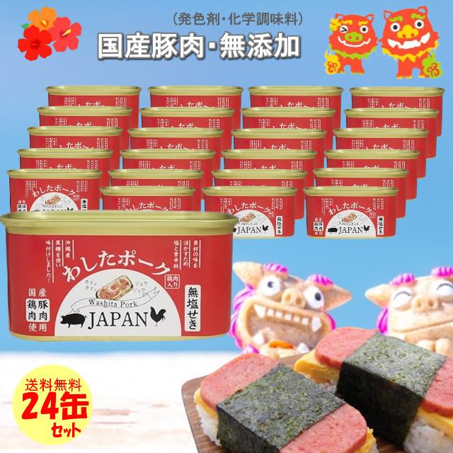 わしたポーク JAPAN 200g 24個セット 沖縄県物産公社 わしたポーク JAPAN 200g 24個セット 沖縄県物産公社