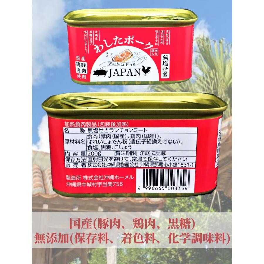 わしたポーク JAPAN 200g 24個セット 沖縄県物産公社 わしたポーク JAPAN 200g 24個セット 沖縄県物産公社