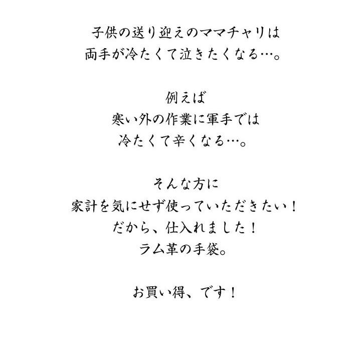 激安 ラム革手袋 レディース メンズ 羊革手袋 安い 薄い ワケあり 暖かい 柔らかい 裏起毛 ママチャリ ハンドルカバーよりグローブ Da13 萬屋はるみ 通販 Yahoo ショッピング