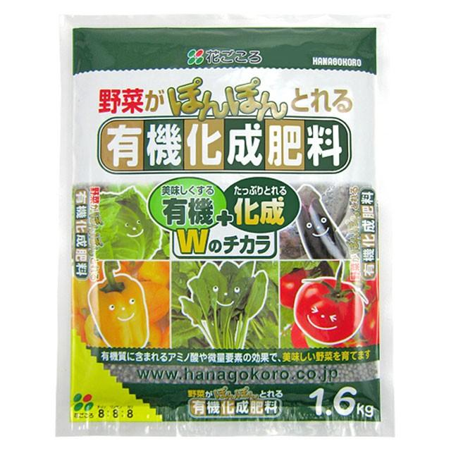 65 以上節約 花ごころ 野菜の有機化成肥料 1 6kg