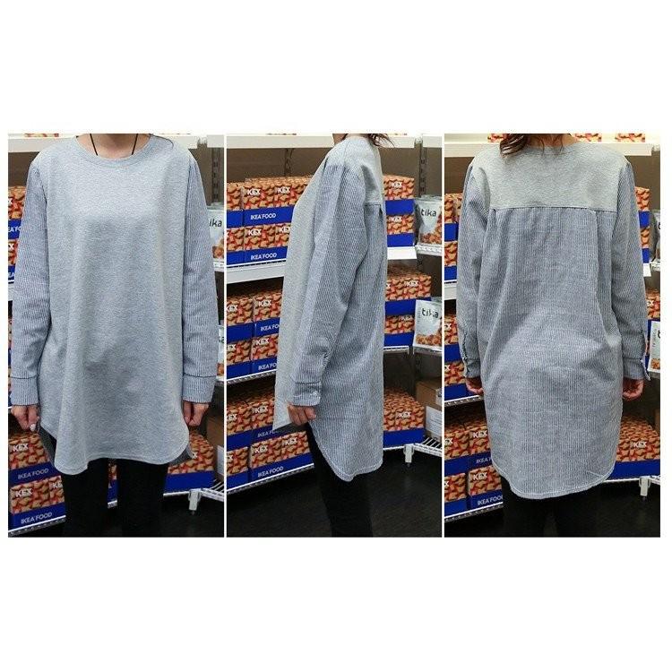 ワンピース チュニック レディース Aライン 30代 40代 50代 型紙 体型カバー 長袖 春 秋 ナチュラル Lyq01 よろずや雑貨市場 通販 Yahoo ショッピング