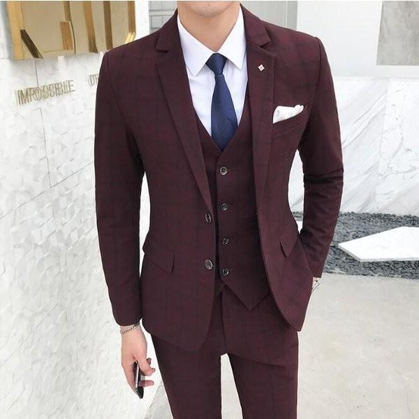 定番人気 メンズスーツ スーツセット チェック柄 ジャケット ベスト パンツ スーツ 3点セット 大きいサイズ ビジネス フォーマル パーティー 結婚式 紳士服 P Nfaeo194 よろずや雑貨市場 通販 Yahoo ショッピング 速達メール便 Skylanceronline Com