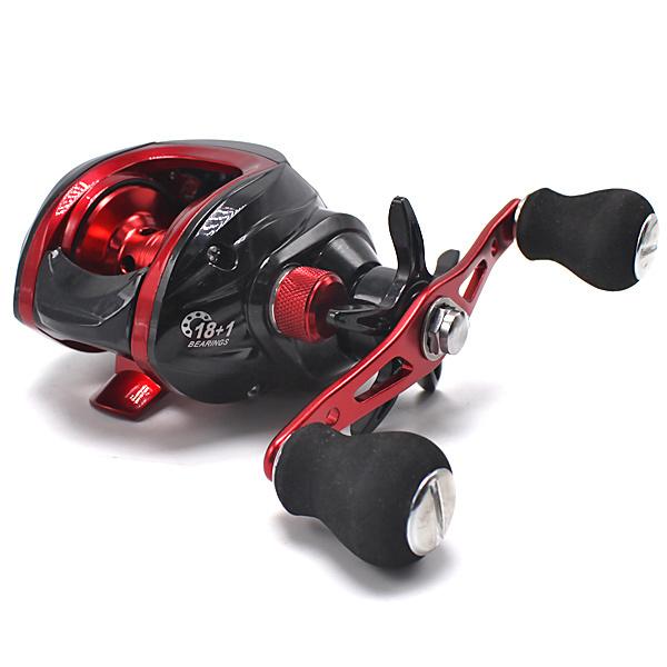 タコ釣り ベイトリール 右ハンドル 右巻き 18+1BB 7.2：1 ハイギア