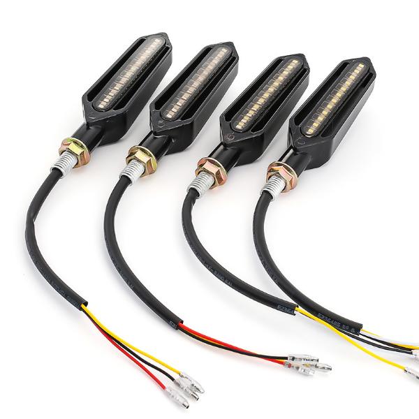 バイク用 LED シーケンシャルウィンカー 流れるウィンカー 汎用 12V 4
