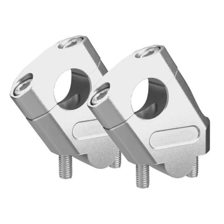 バイク ハンドルポスト ライザー 22mm 汎用 ハンドル バー ライザー 22mm バイク用 シルバー ブラック ポスト