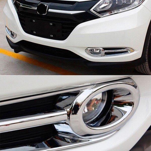 VEZEL ヴェゼル ハイブリット リアバンパー フォグカバー カスタム パーツ  メッキ  ガーニッシュ 外装 ホンダ ベゼル | ヴェゼル | 04