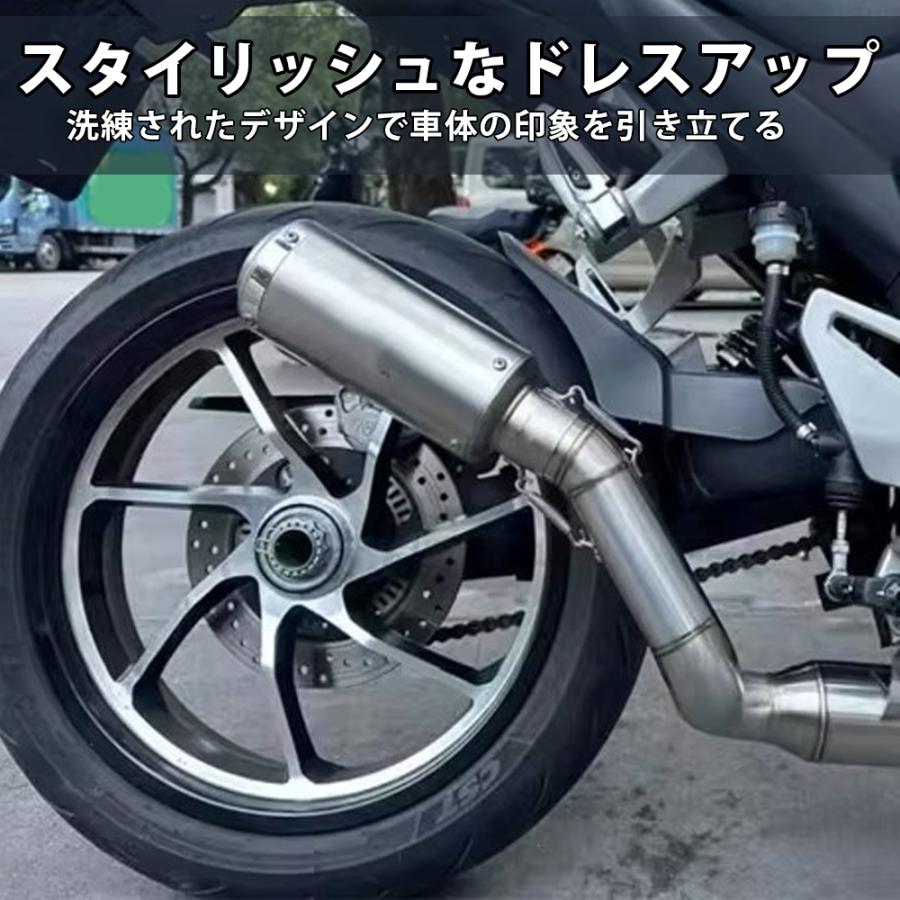 スリップオンマフラー バイクマフラー サイレンサー 汎用 φ51mm
