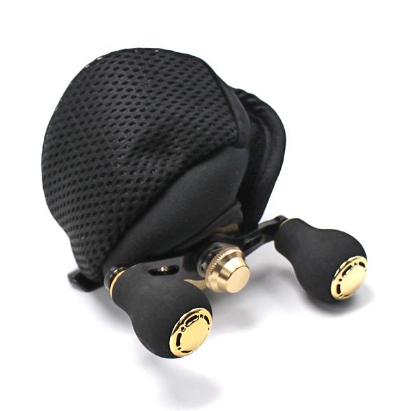 ネオプレーンリールカバー 2個セット ベイト用 ロッドに付けたまま S