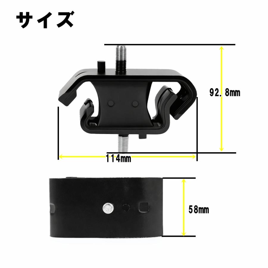 エブリィ DA64V DA64W エンジンマウント スズキ車用 運転席側 助手席側