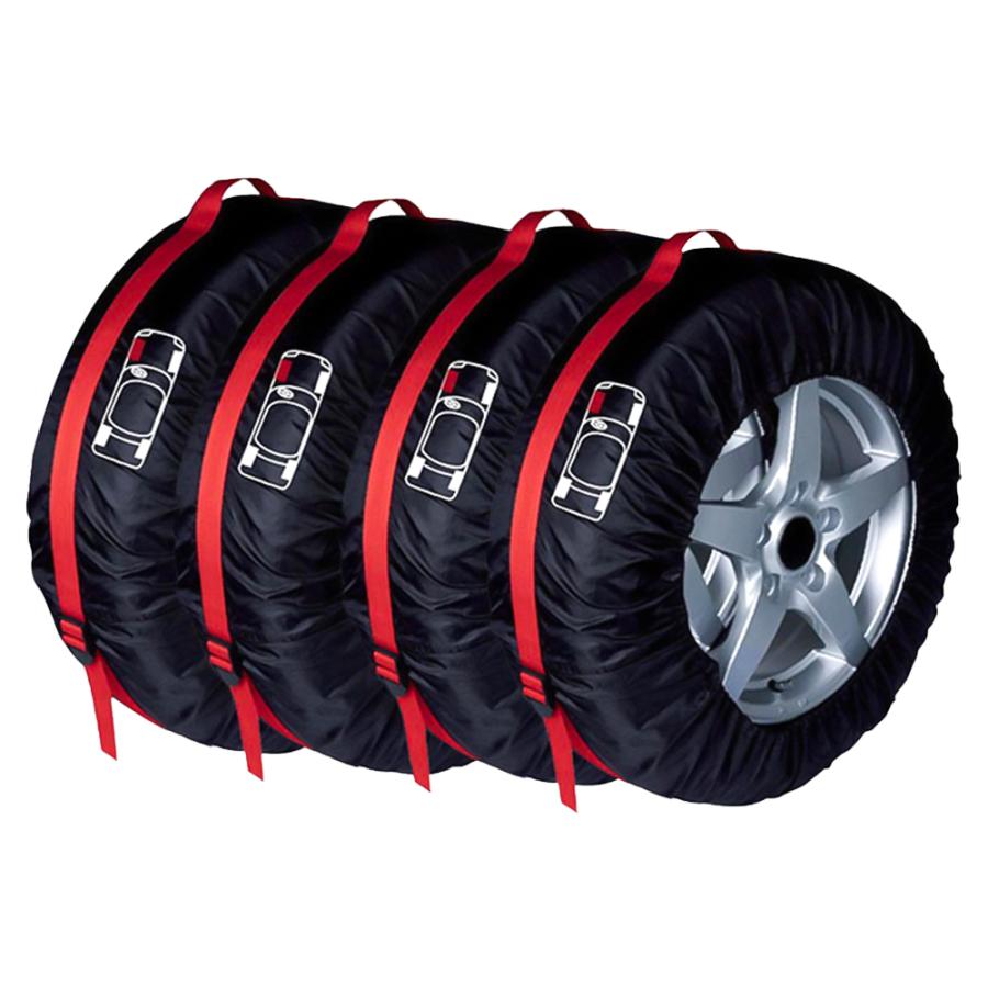 タイヤカバー Lサイズ 80cm×47cm(15 16 17 18 19 20インチ) 4枚 セット
