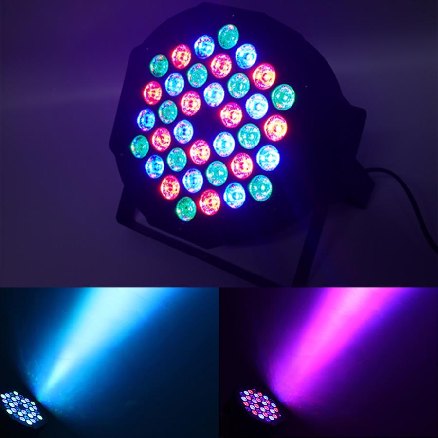 ステージライト36個LED 舞台照明リモコン付き4個セットライブやパーティーに ステージライト ディスコライト 4個セット 36個LED 舞台照明 リモコン