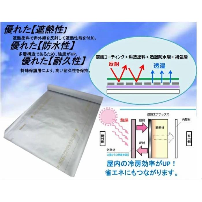 FUKUVI FUKUVI フクビ<br>壁用透湿・防水シート<br>遮熱