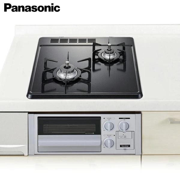 Panasonic（パナソニック） 2口 ホーロートップコンロ 片面焼きグリル