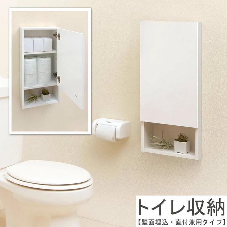 IRIS OHYAMA（アイリスオーヤマ） トイレ収納 壁面埋め込み・直付け