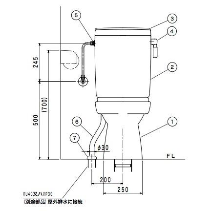 ダイワ化成 簡易水洗便器 クリーンフラッシュソフィア 手洗い ダイワ化成 簡易水洗便器 クリーンフラッシュソフィア 手洗い