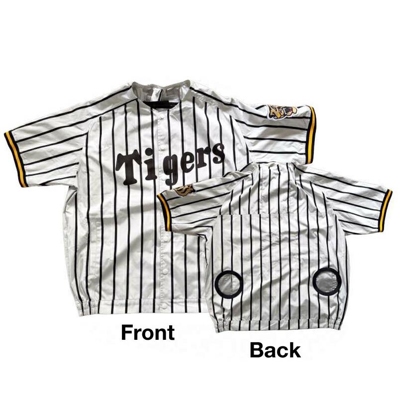 COVELL 阪神タイガース ユニフォーム型 空調服 冷風服 半袖タイプ ＋