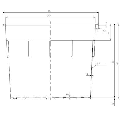 JOTO 城東テクノ 床下収納庫 深型タイプ 600×600 SPF-60S3 アイボリー