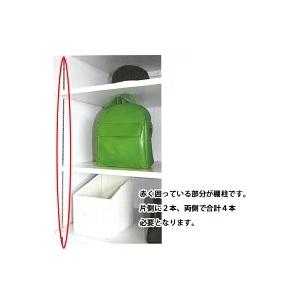 クトク 棚柱ステンレス SL-182 棚受け＆ビス付き : 萬屋ヤフー店