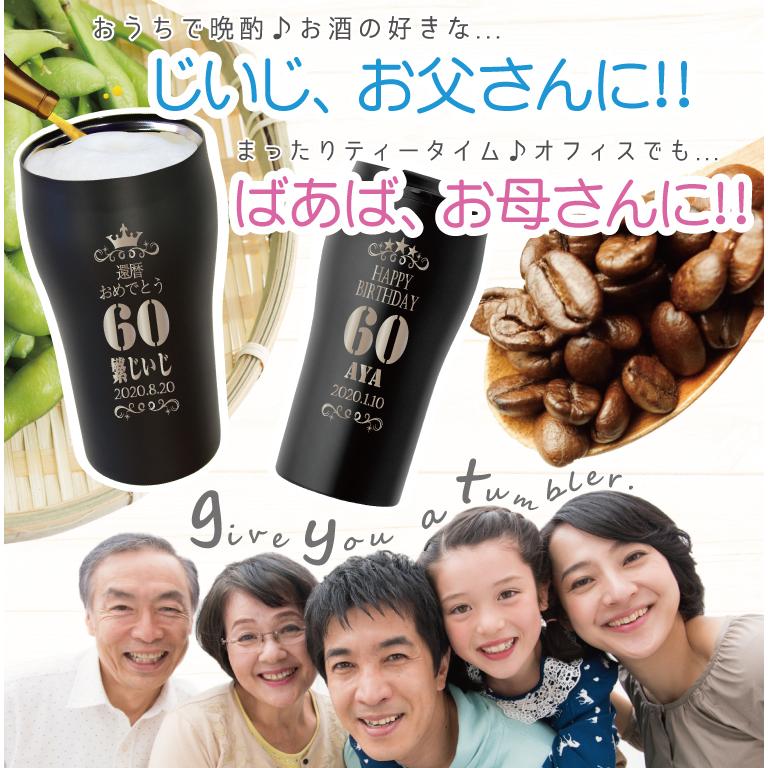 名入れ ステンレス オリジナル タンブラー 350ml (フレームデザイン