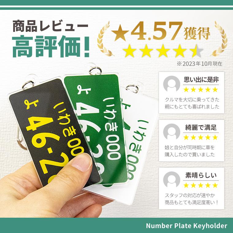 ナンバーナイン　キーホルダー5個セット ナンバープレート キーホルダー 自動車 標準 サイズ ( 5個