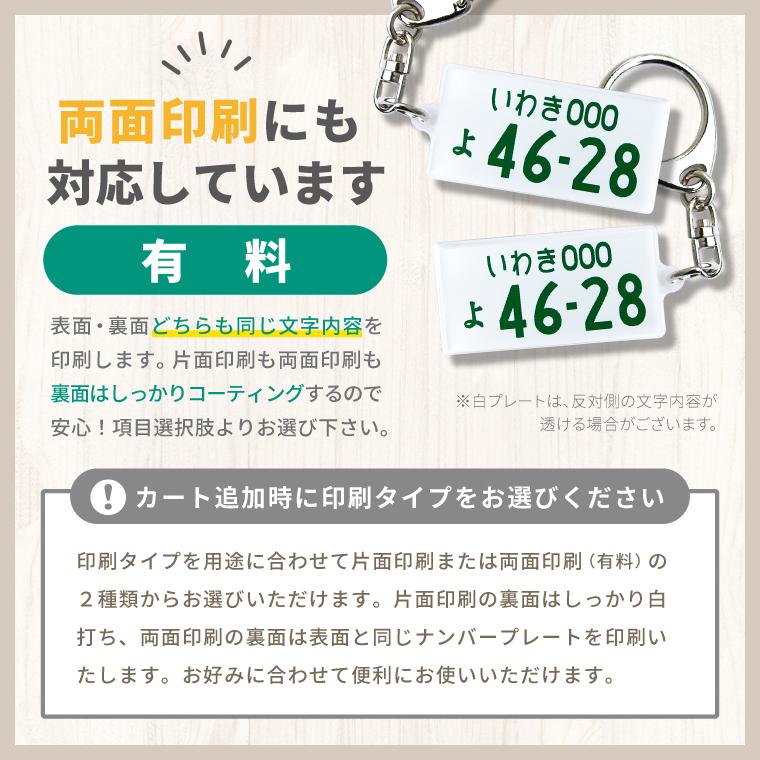 オリジナル 自動車 名入れ ナンバープレート キーホルダー SMALL 小 サイズ プレゼント 2024 車 ナンバー｜yorozuyadesign｜13