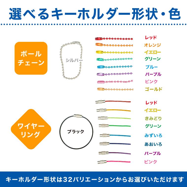 名入れ かわいい 新幹線 の キーホルダー ( 両面印刷 / 923形 ドクター
