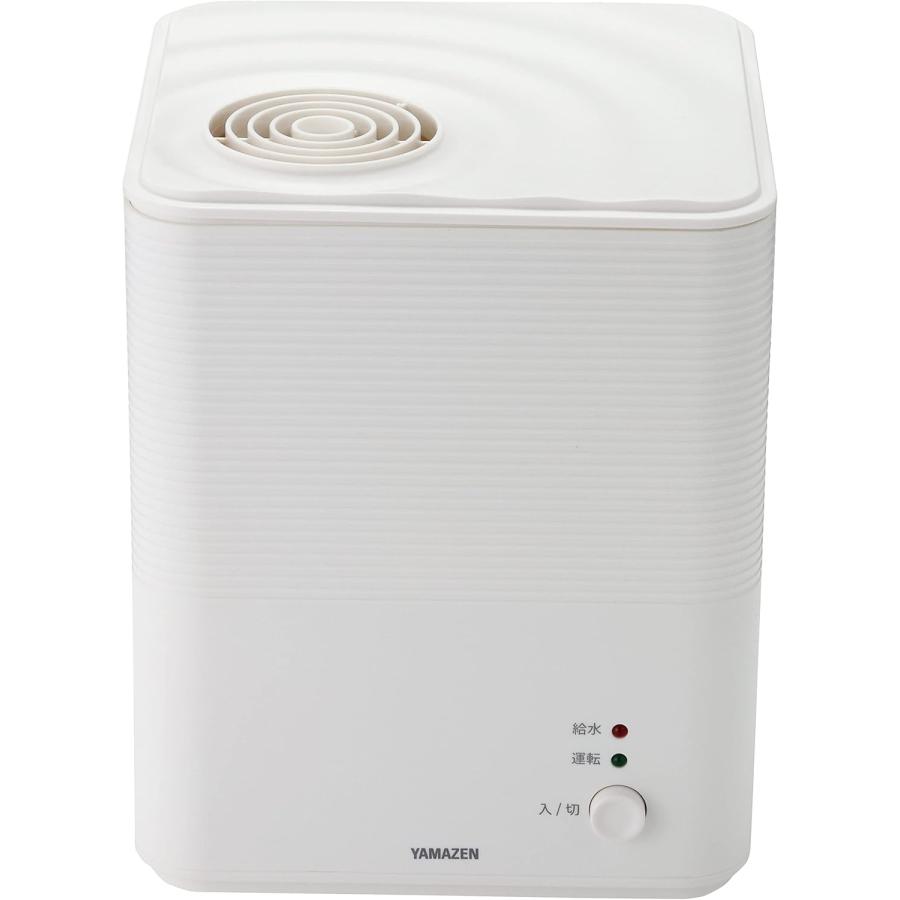 山善 [山善] 加湿器 AS-GA25(W) 加熱式 スチーム式 タンク容量