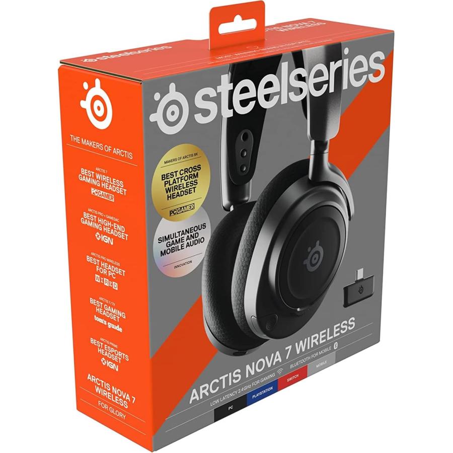 【新品未使用】Arctis Nova 7スティールシリーズ Amazon.co.jp: SteelSeries ワイヤレス ゲーミングヘッドセット