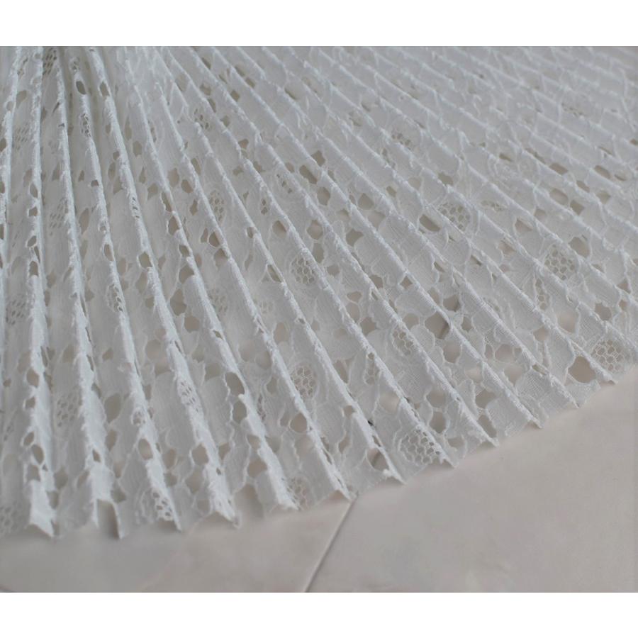 レース生地 アコーディオンプリーツ ３カラー ホワイト ネイビー 朱色 Re0002 よろず屋 みらい Yahoo 店 通販 Yahoo ショッピング