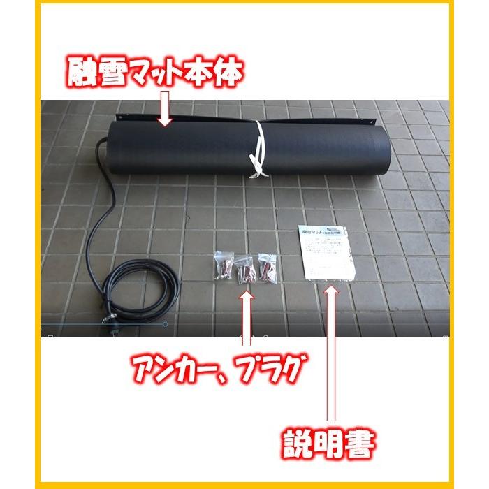 TYG-300-1 (3000X960 t=6) 融雪マット 玄関用 電気で玄関周りの雪を